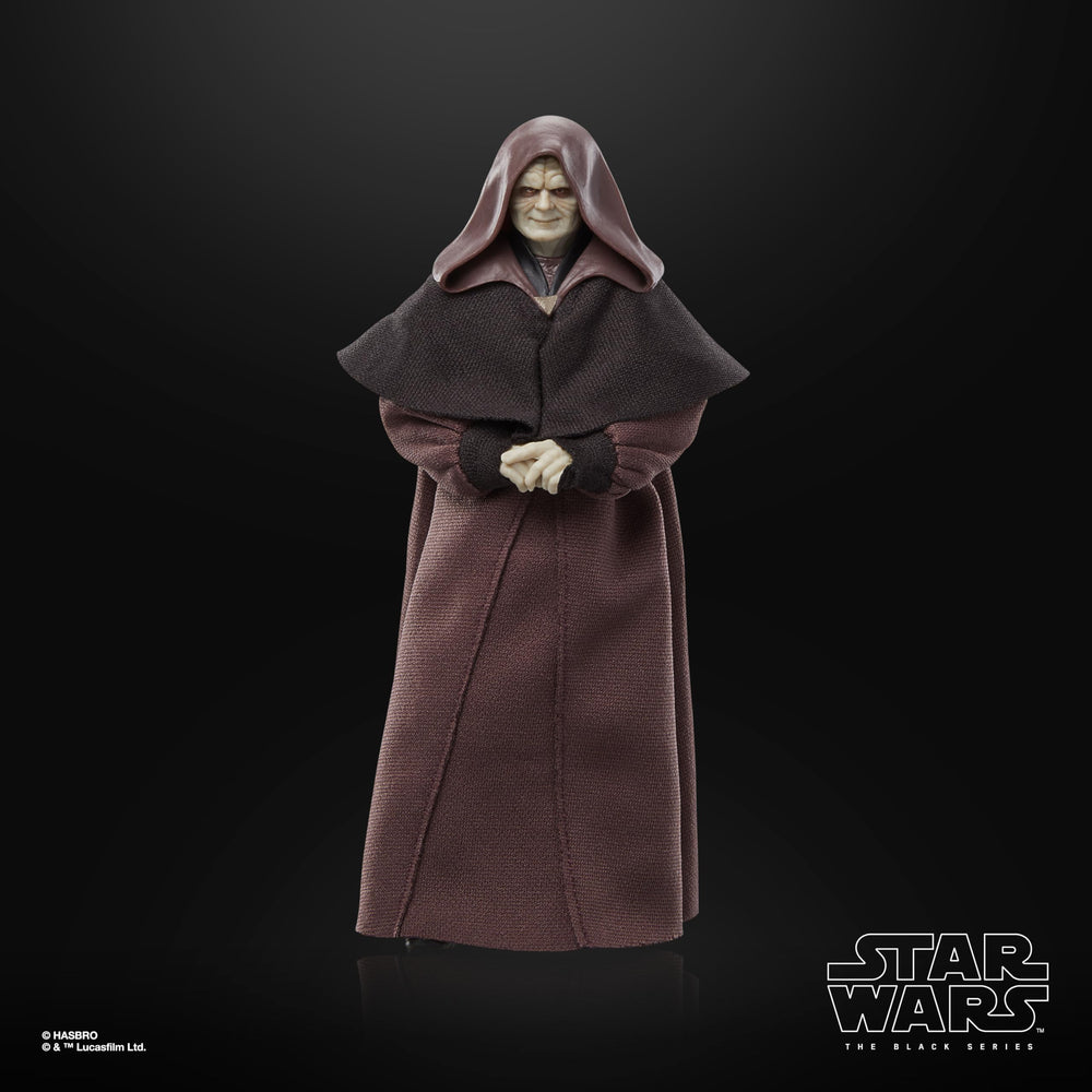 Star Wars The Black Series Darth Sidious soft goods cape enhances display realism