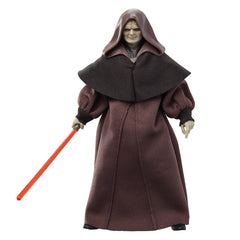 Star Wars The Black Series Darth Sidious action figure in dynamic pose for display