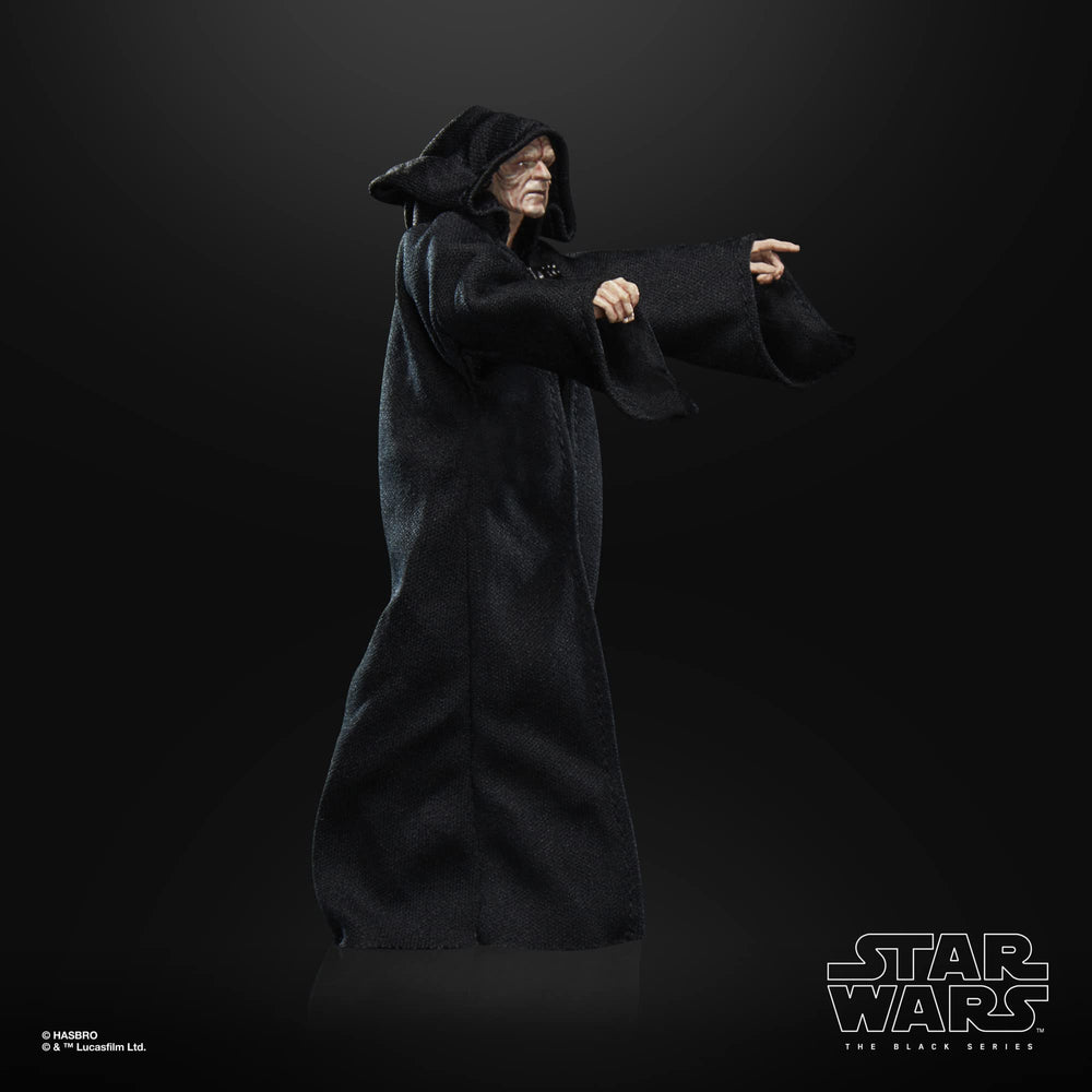 STAR WARS The Black Series Emperor Palpatine on a diorama-ready display