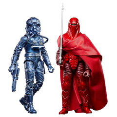 Star Wars The Black Series Emperor Royal Guard carbonized figure with premium metallic finish.