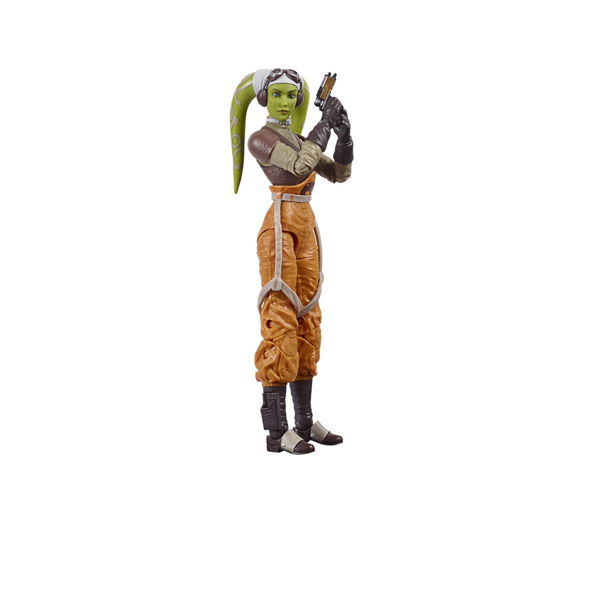 STAR WARS The Black Series Hera Syndulla figure front view for authentic display.