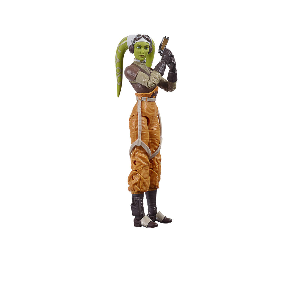 STAR WARS The Black Series Hera Syndulla figure front view for authentic display.