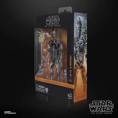 STAR WARS Black Series figures on a shelf ready for display