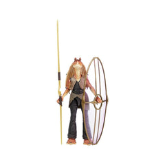 STAR WARS The Black Series Jar Jar Binks deluxe figure shows screen-accurate styling for display.