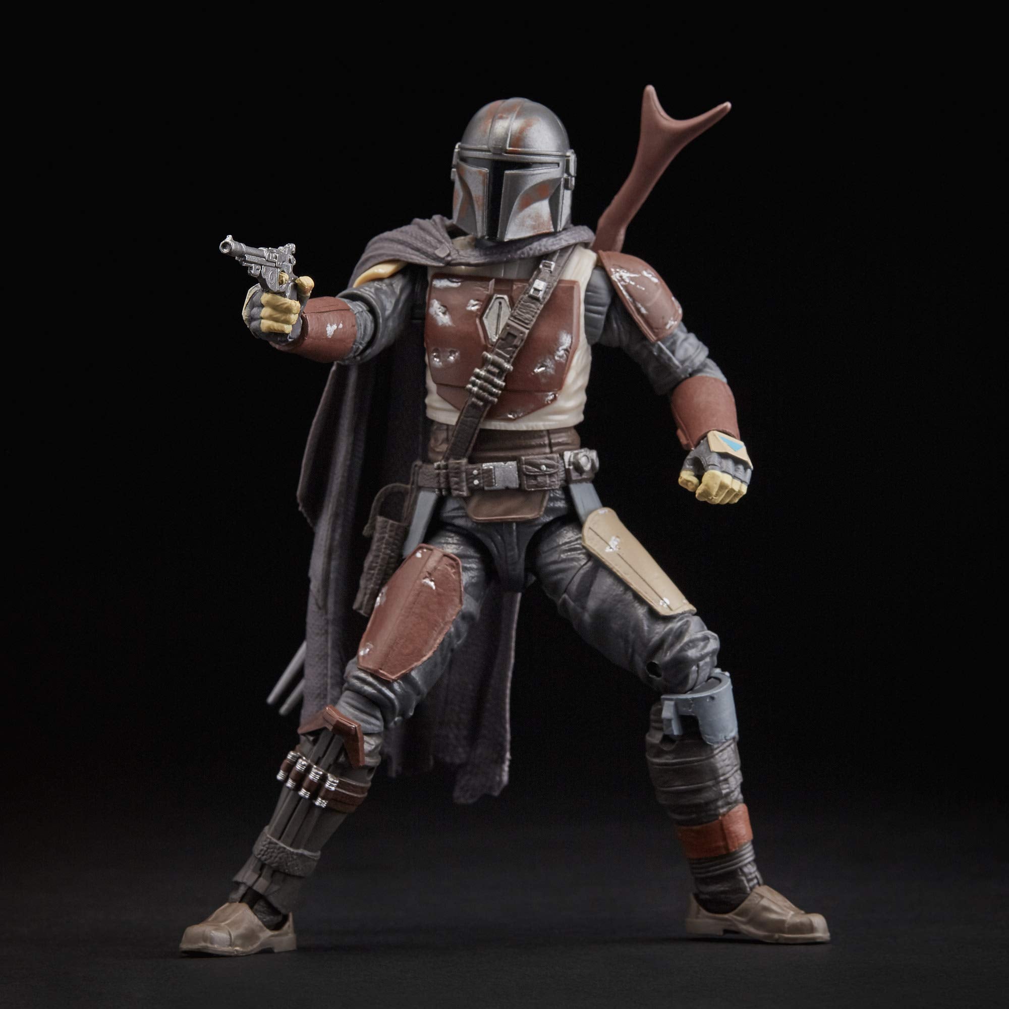 STAR WARS The Black Series Mandalorian display-ready figure for collectors.