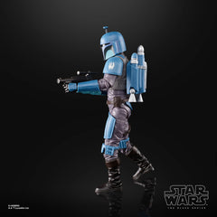 Star Wars The Black Series Mandalorian poseable figure for play and display.