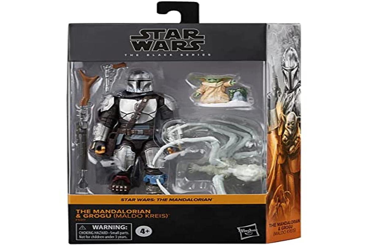 Star Wars Black Series Mandalorian & Grogu Maldo Kreis figure for display