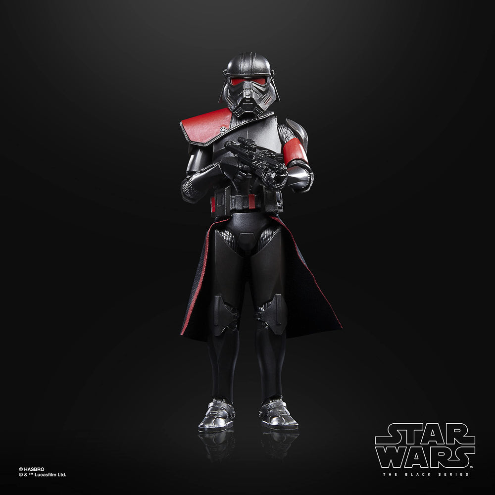 STAR WARS The Black Series Ned-B & Purge Trooper carbonized finish close-up.