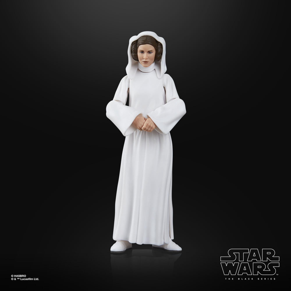 STAR WARS Princess Leia Organa 6-inch figure with removable hood accessory for scenes