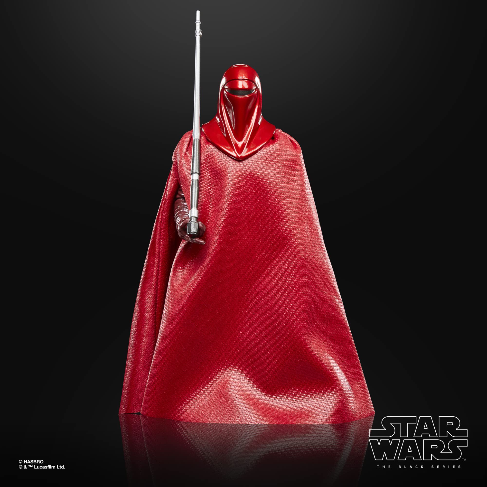Emperor Royal Guard staff accessory enhances display possibilities.