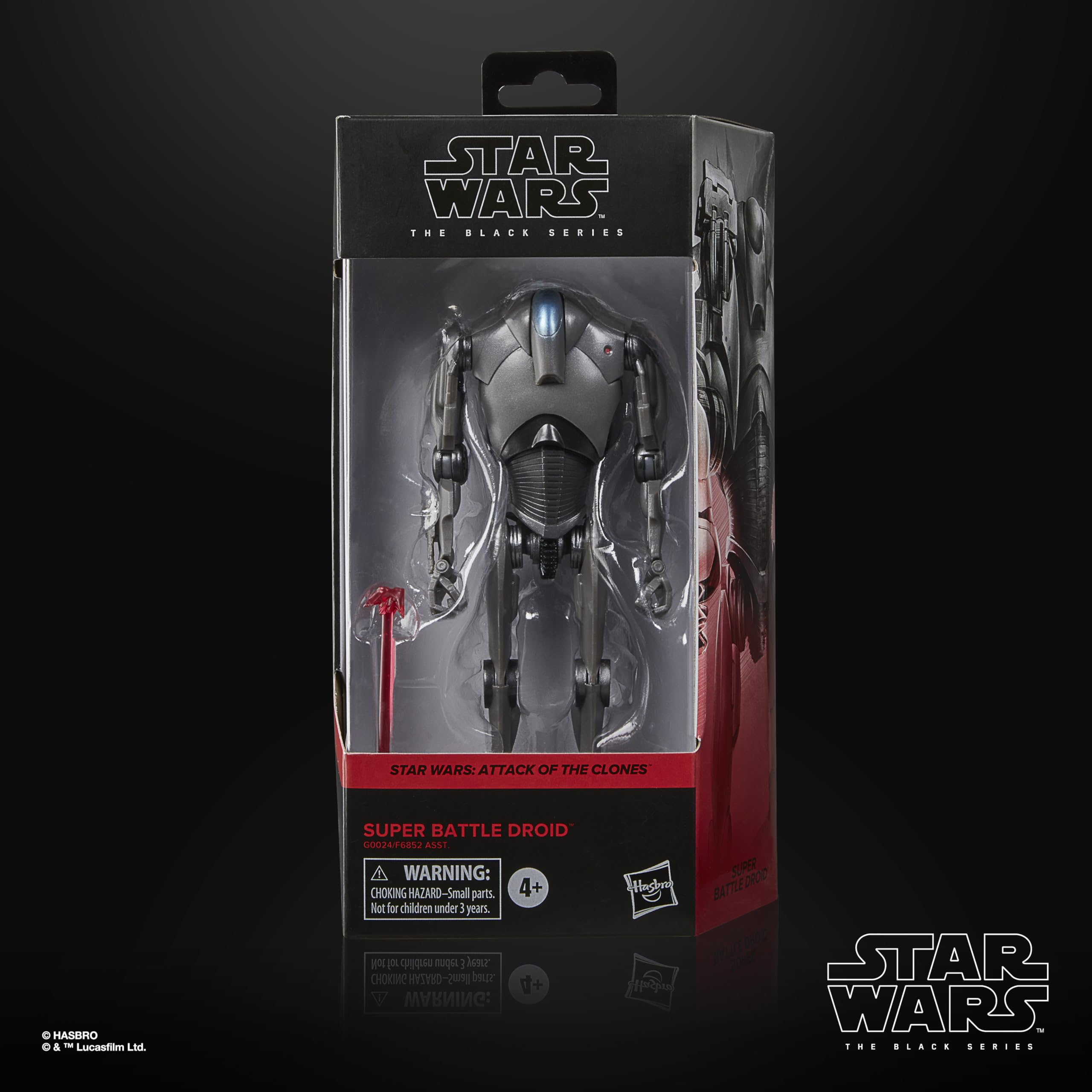 STAR WARS The Black Series Super Battle Droid articulation pose shows dynamic posing options