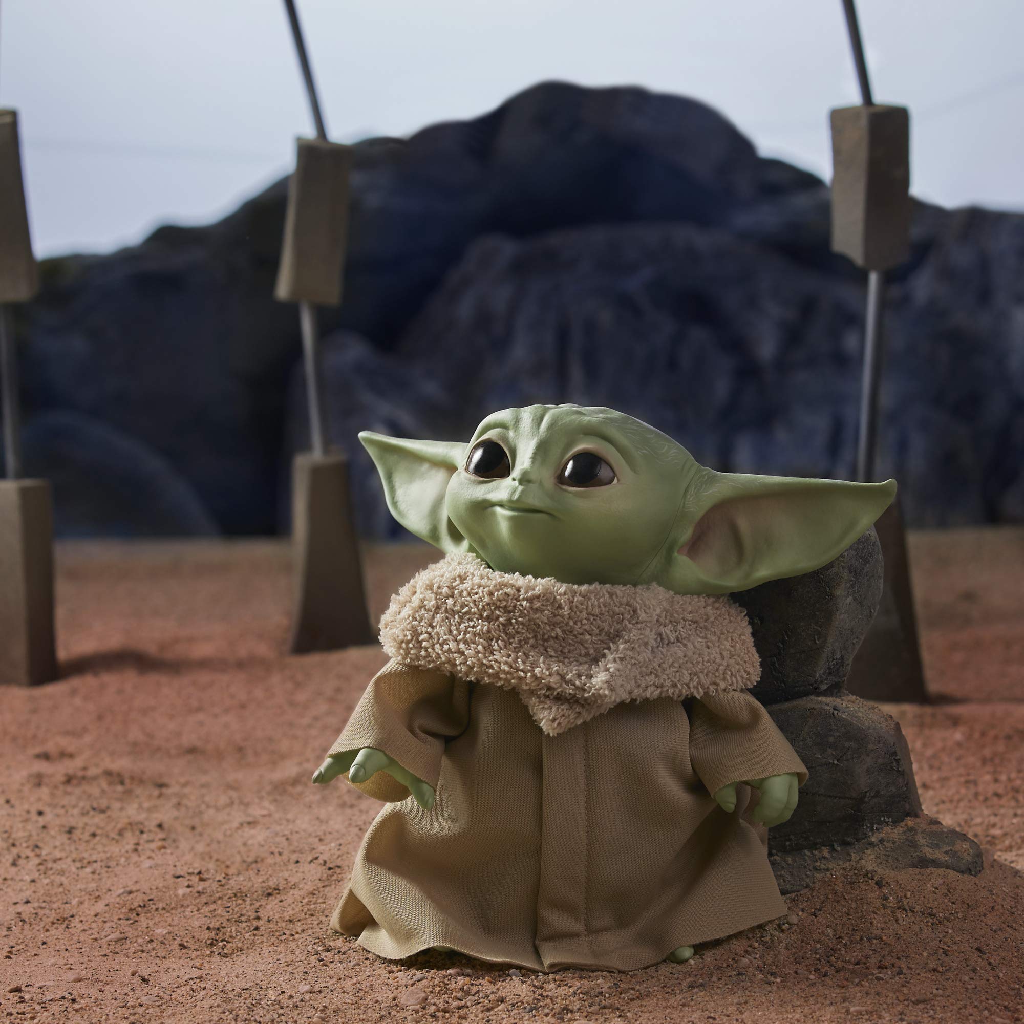 Star Wars The Child plush face expression captures friendly and approachable character