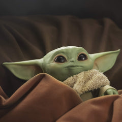 Star Wars The Child plush robe detail reflects authentic, iconic look