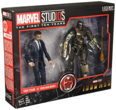 STAR WARS Tony Stark Iron Man Mark 1 2-pack articulated figure set for dynamic posing.