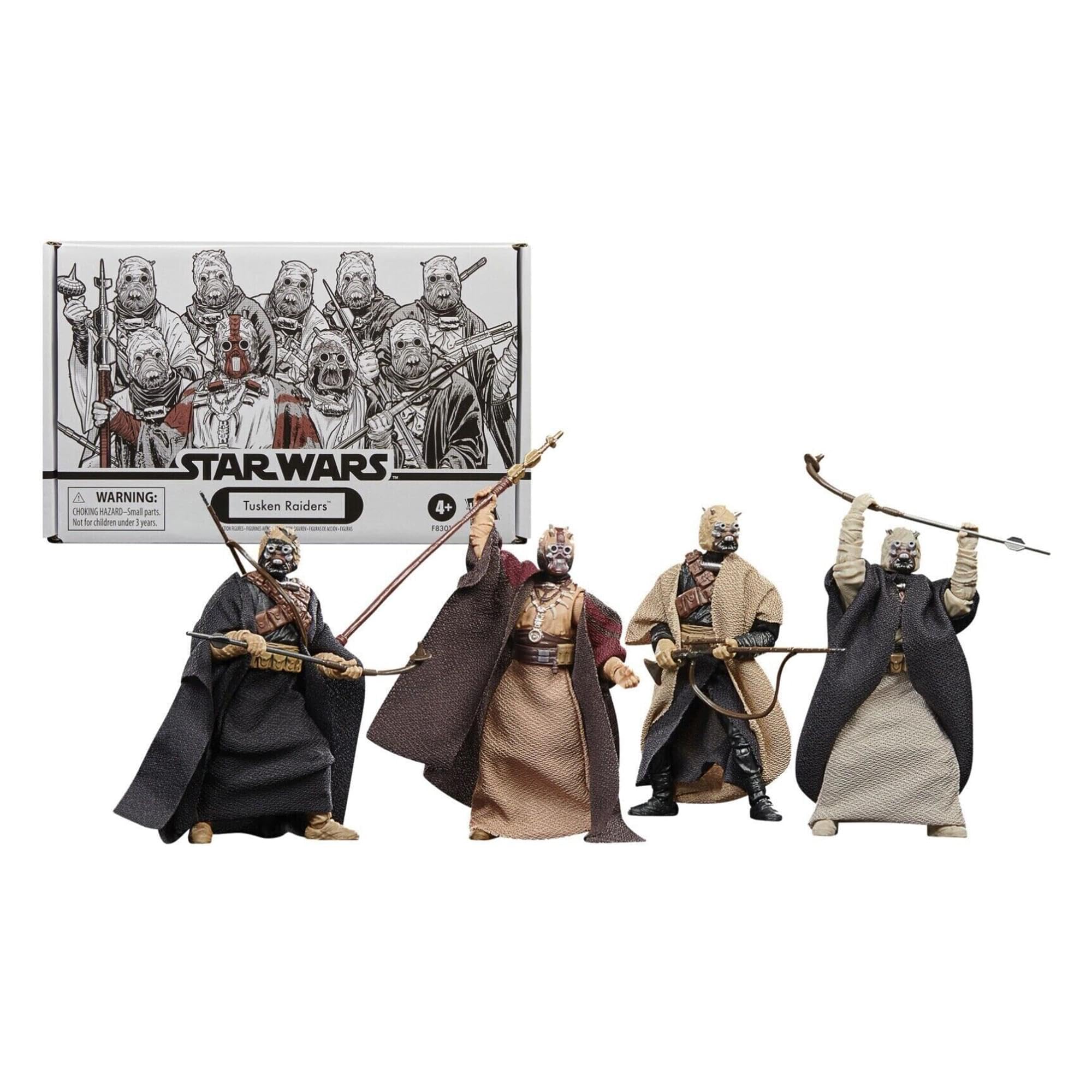 STAR WARS Tusken Raiders 3.75-inch figures accessory set highlights spears