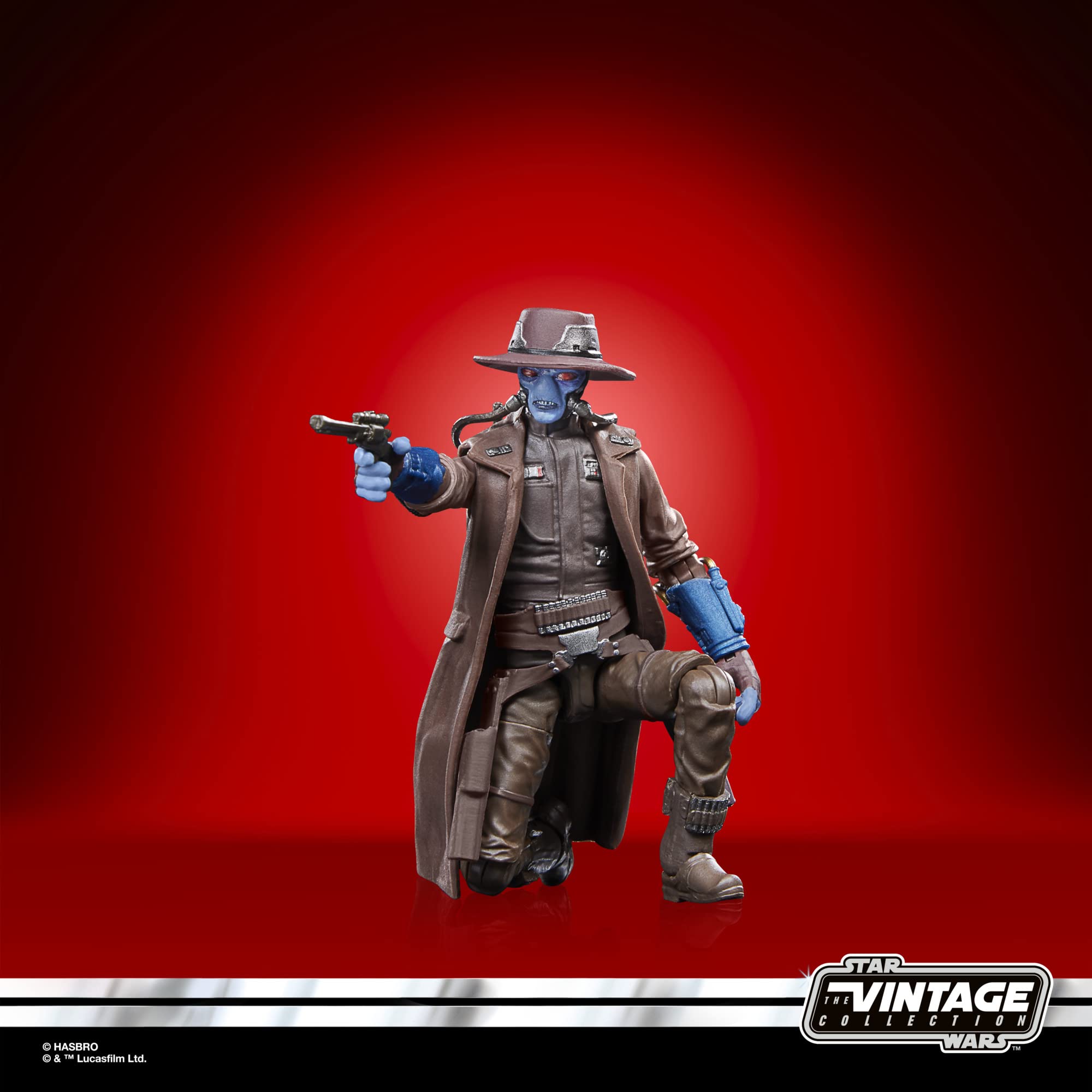 STAR WARS Cad Bane figure with two blaster accessories enhances action poses.