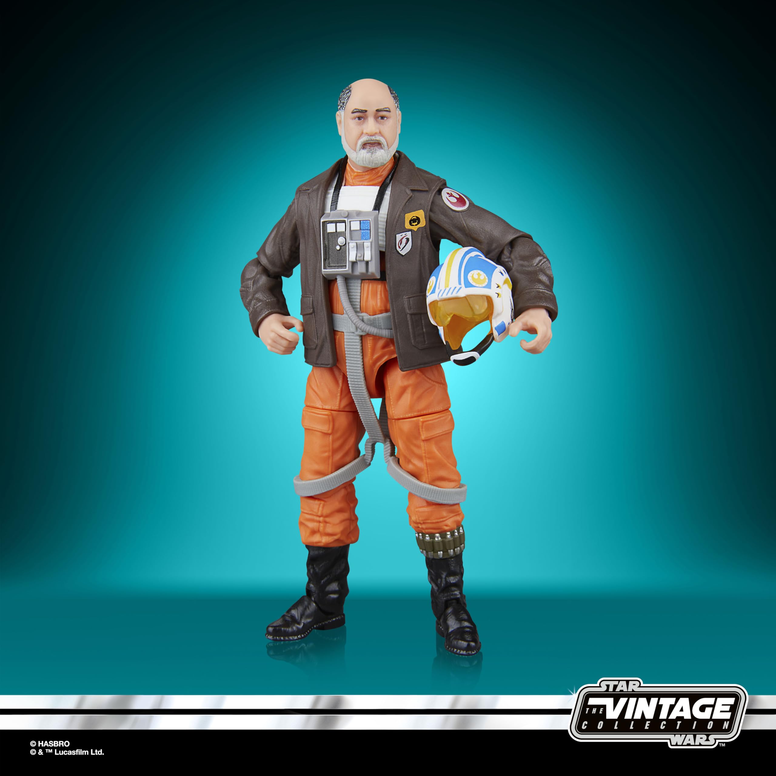STAR WARS Vintage Collection Carson Teva articulation points enable dynamic posing.