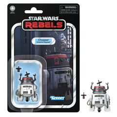 Star Wars Vintage Collection Chopper Imperial Disguise figure front view for display.