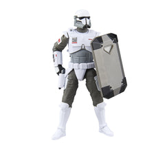 STAR WARS Imperial Armored Commando in diorama-ready stance for shelf setups