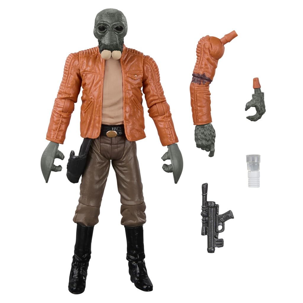STAR WARS Ponda Baba figure side view showcasing premium articulation