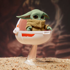 STAR WARS Grogu laid on his back unlocks additional motion and storytelling.