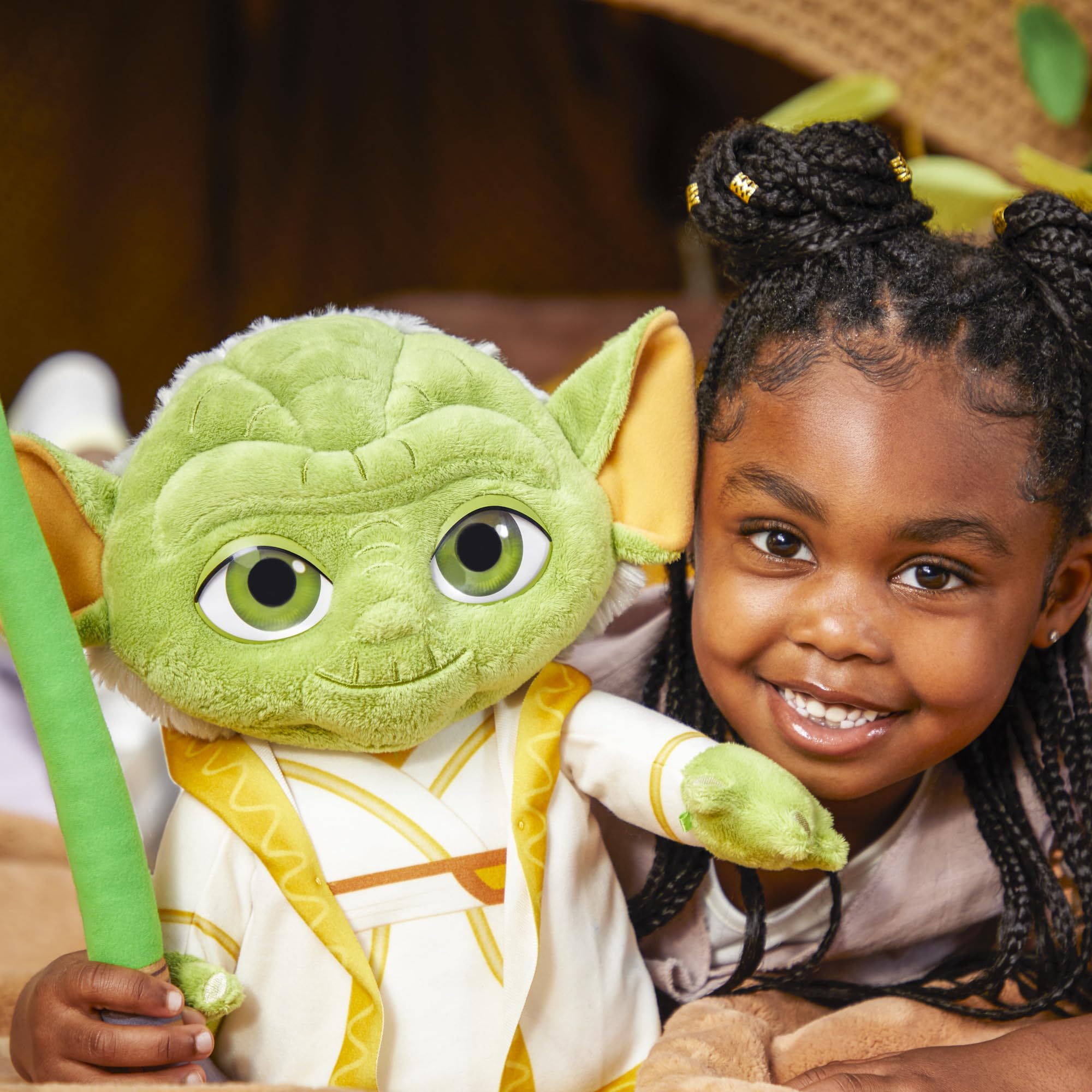 Star Wars Yoda plush gift-ready packaging ready to surprise a fan.