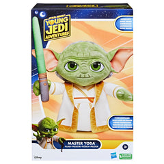 Star Wars Yoda plush robe detail highlighting soft, iconic Jedi robe.