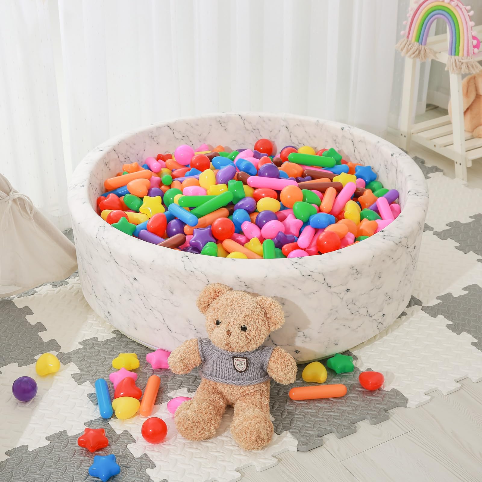 STARBOLO ball pit balls play-tent compatibility for indoor setups.