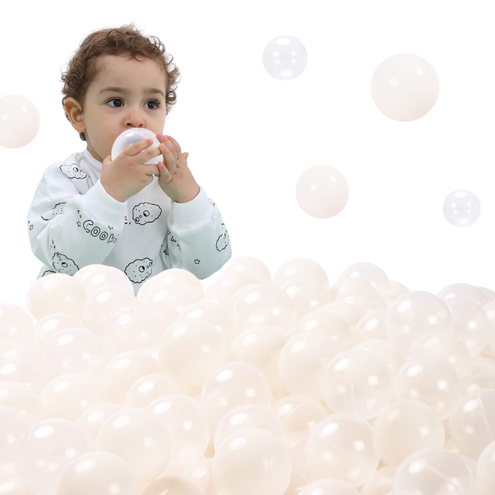 StarBolo easy-clean beige balls suitable for water play areas