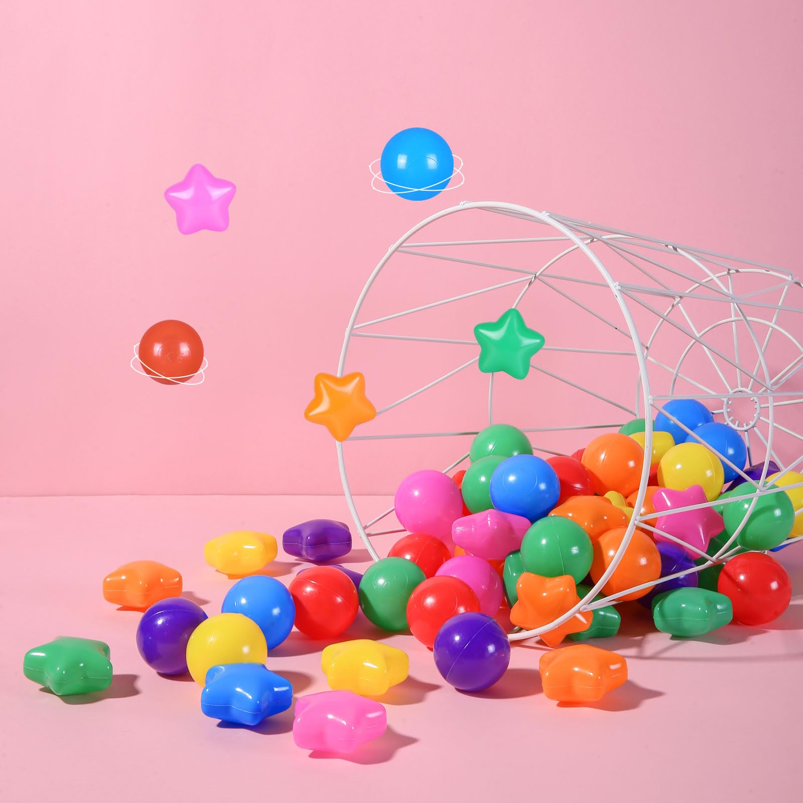 STARBOLO Free mesh storage bag keeps balls organized.