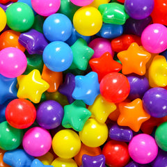 STARBOLO Star Ball Pit Balls in bright colors for safe sensory play and ball pit fun.
