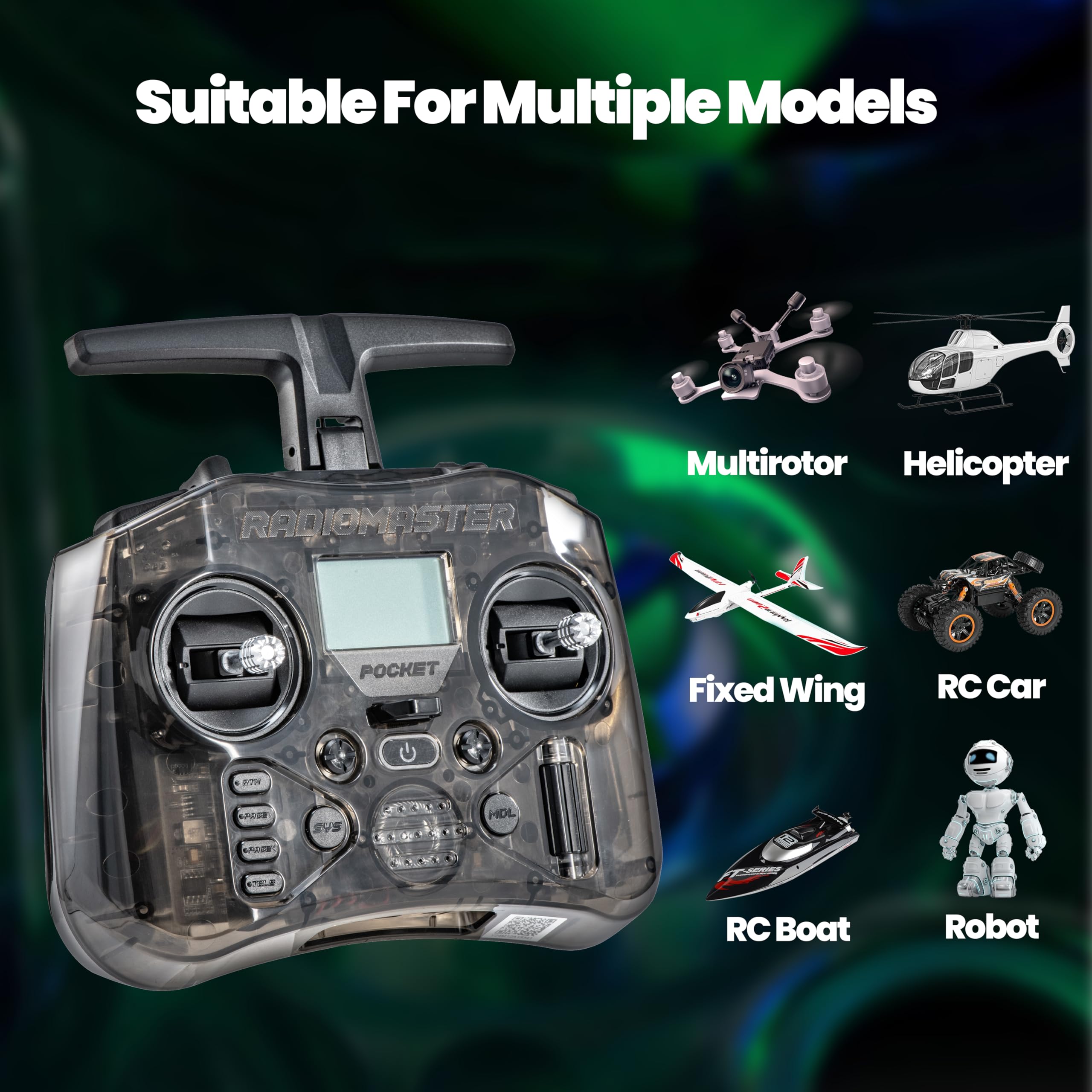 STARDRONE Radiomaster Pocket hall-gimbals enable smooth control