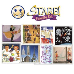Stare illustration nearby object helps notice surrounding details