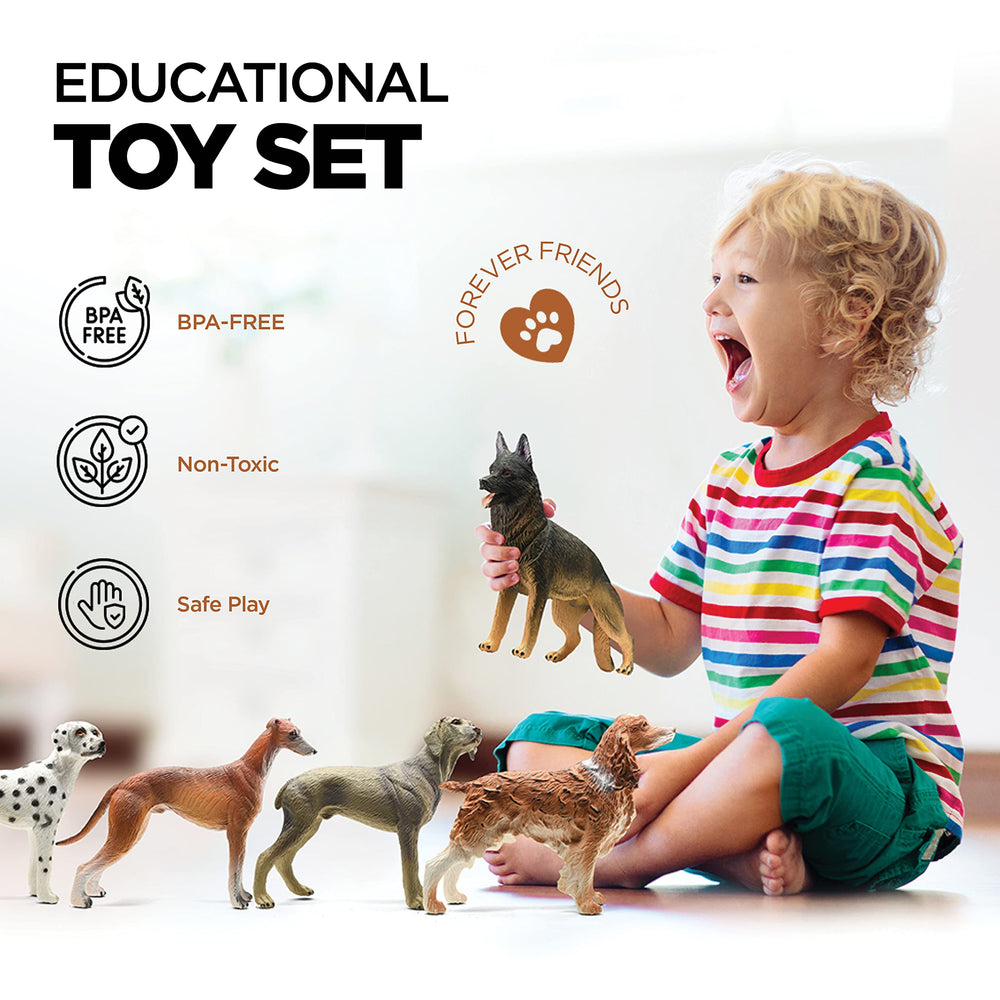 Stargo Belgian Malinois dog figurine for dynamic play and classroom storytelling
