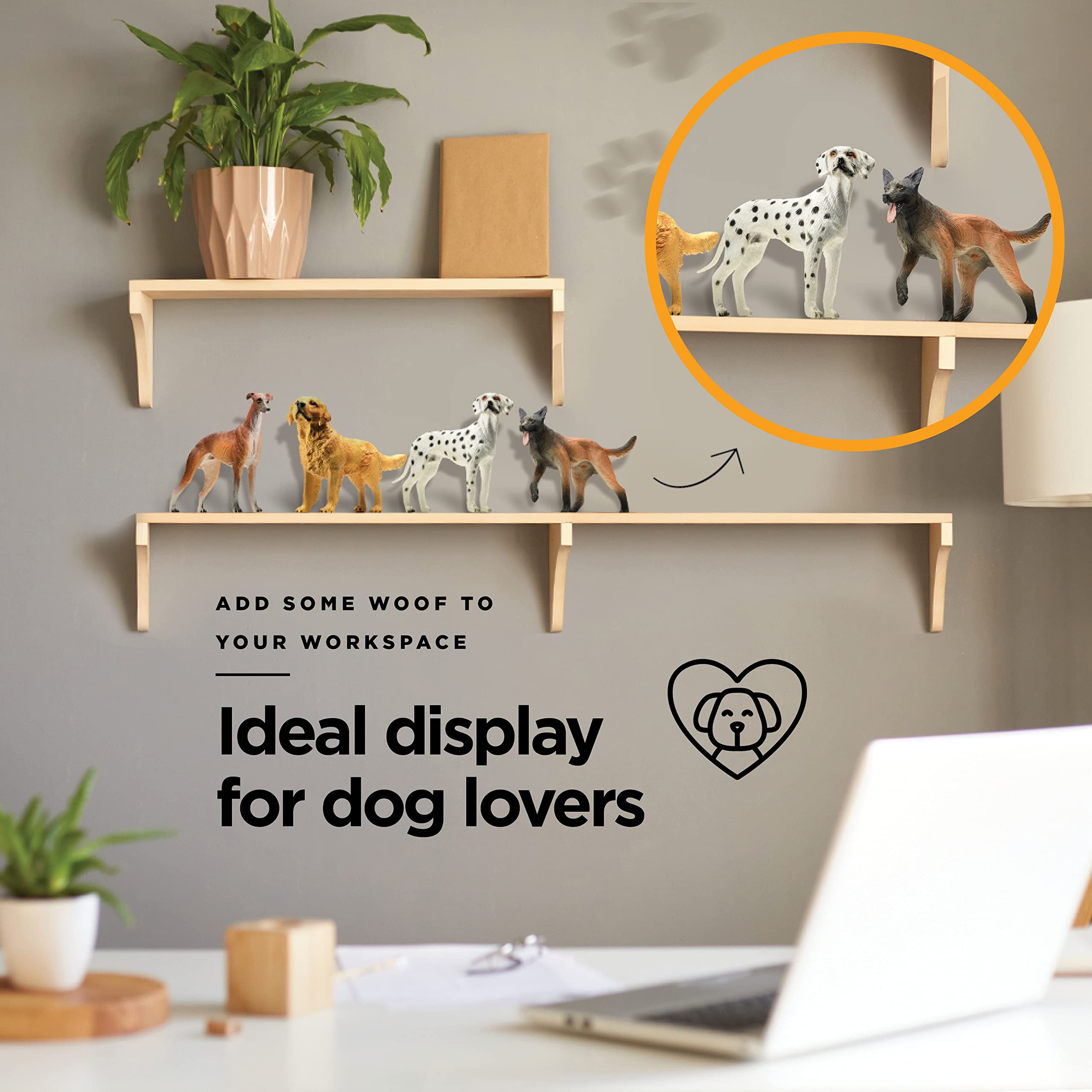 Stargo Dalmatian dog figurine adds color to crafts and pretend vet kits