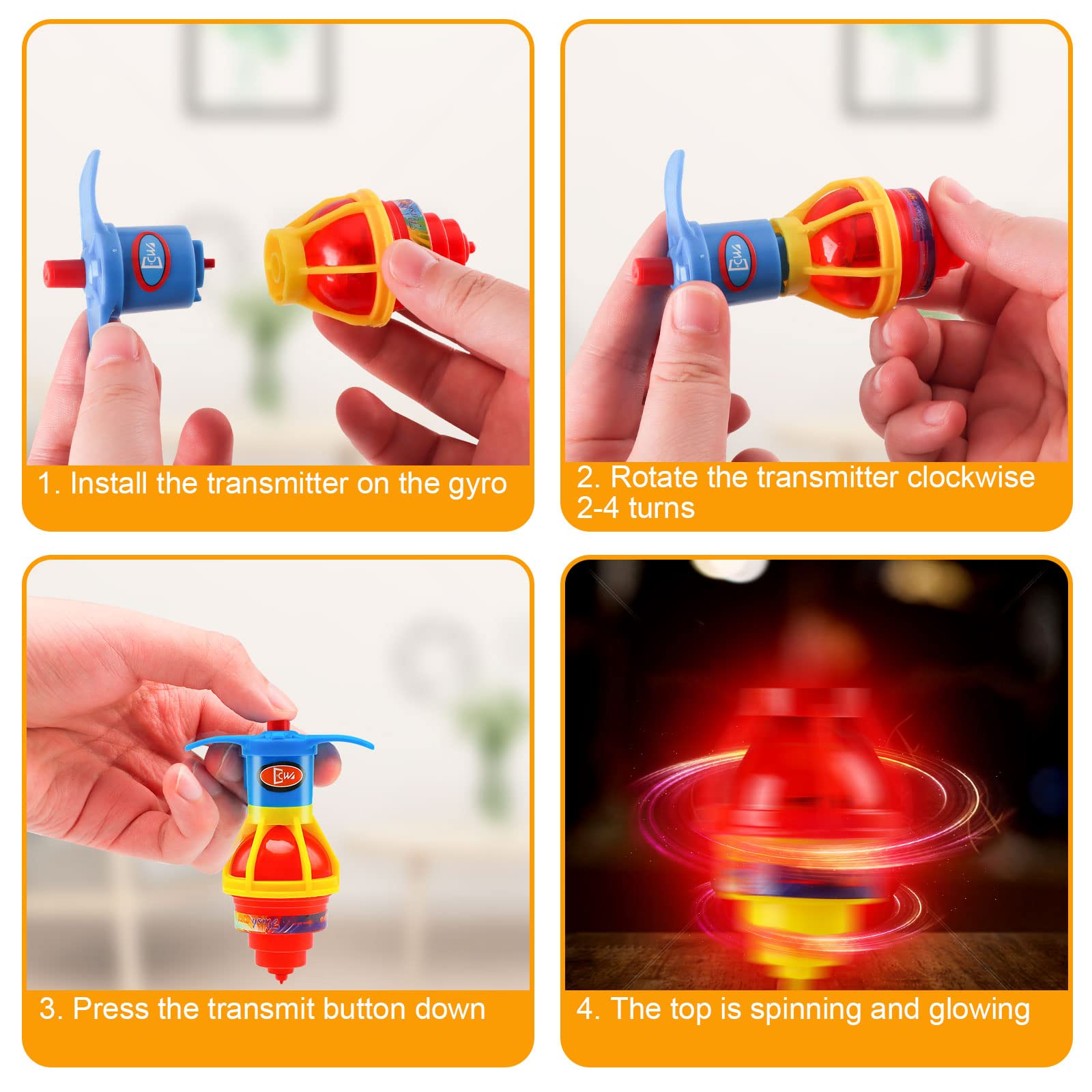 Starhig handheld toy spinning top with gyroscope for hands-on fun