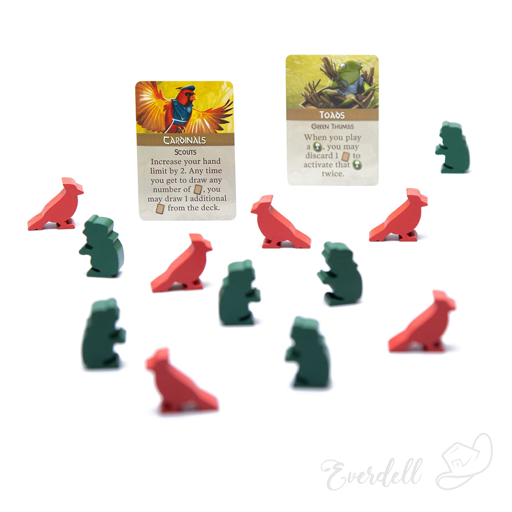Starling Games Everdell Bellfaire resource boards personalizing play with strengths