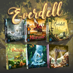 Starling Games Everdell Collector Edition illustrated board detail