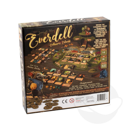 Starling Games Everdell Collector Edition metal tokens offer durable tactile upgrades