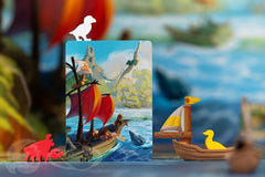 Starling Games Everdell Farshore collector's edition art enhances the theme with rich visuals.