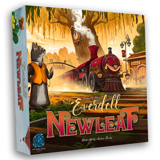 Starling Games Everdell Newleaf Train Station expands action choices during play