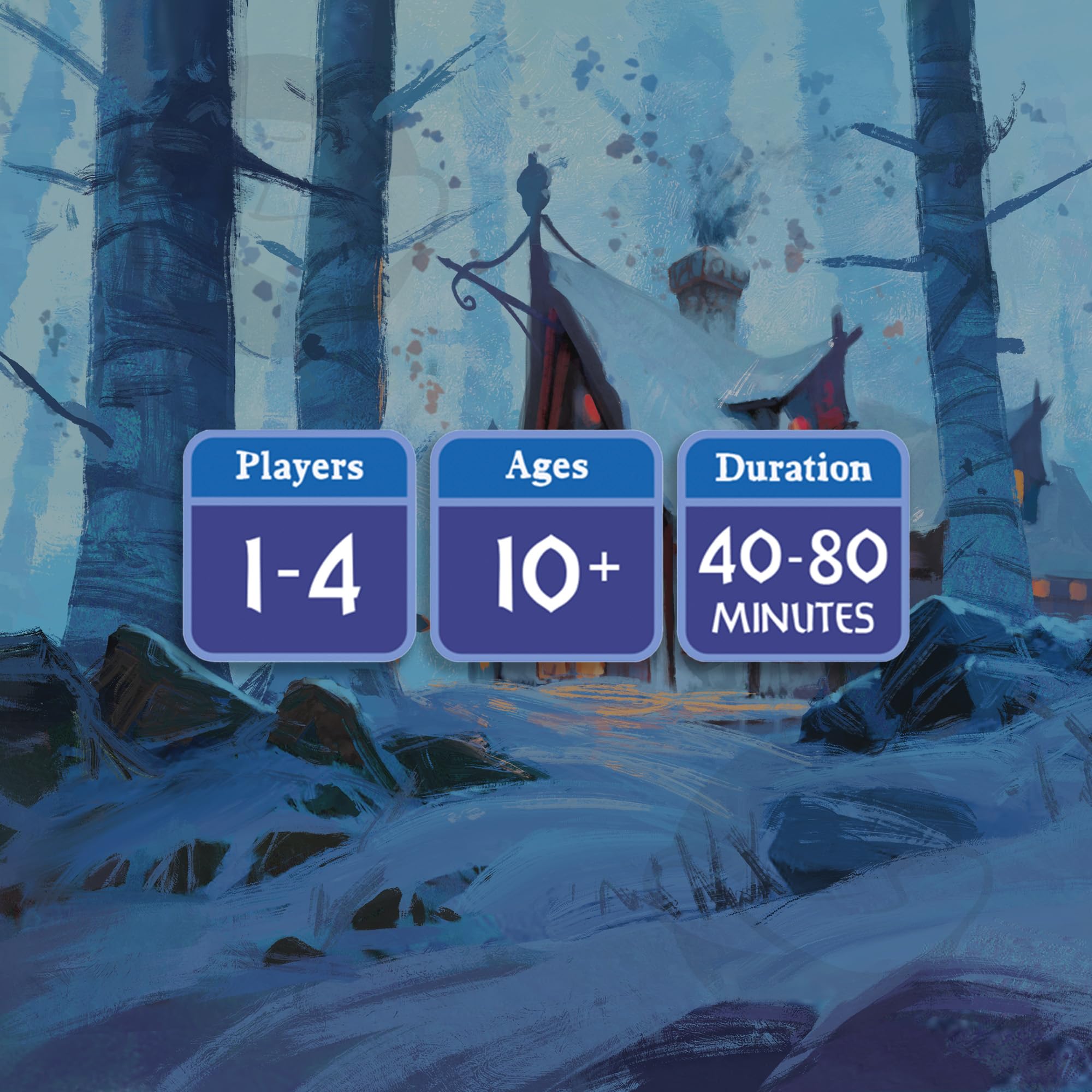 Starling Games Everdell Silverfrost premium components elevate table presence.