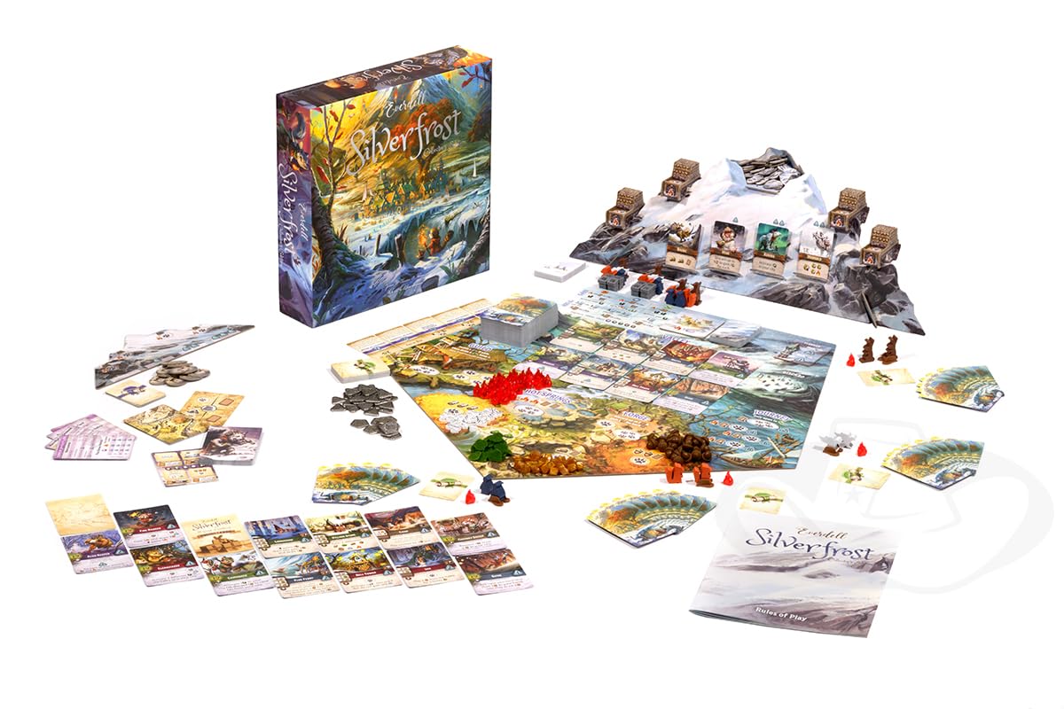 Starling Games Everdell Silverfrost snowshoes help critters traverse the frosty landscape.