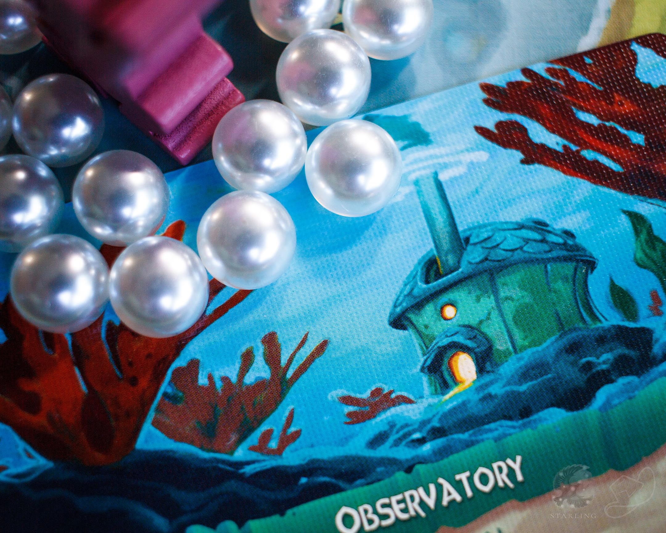 Starling Games Pearlbrook three-d-wonders showcase stunning aquatic structures.