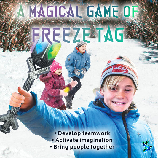 Starlux Freeze Tag Ice Dragon creates dramatic freeze moments during outdoor play.