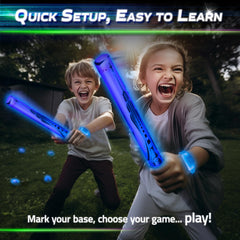 Starlux Glow Battle game pieces glow brightly for quick, engaging rounds