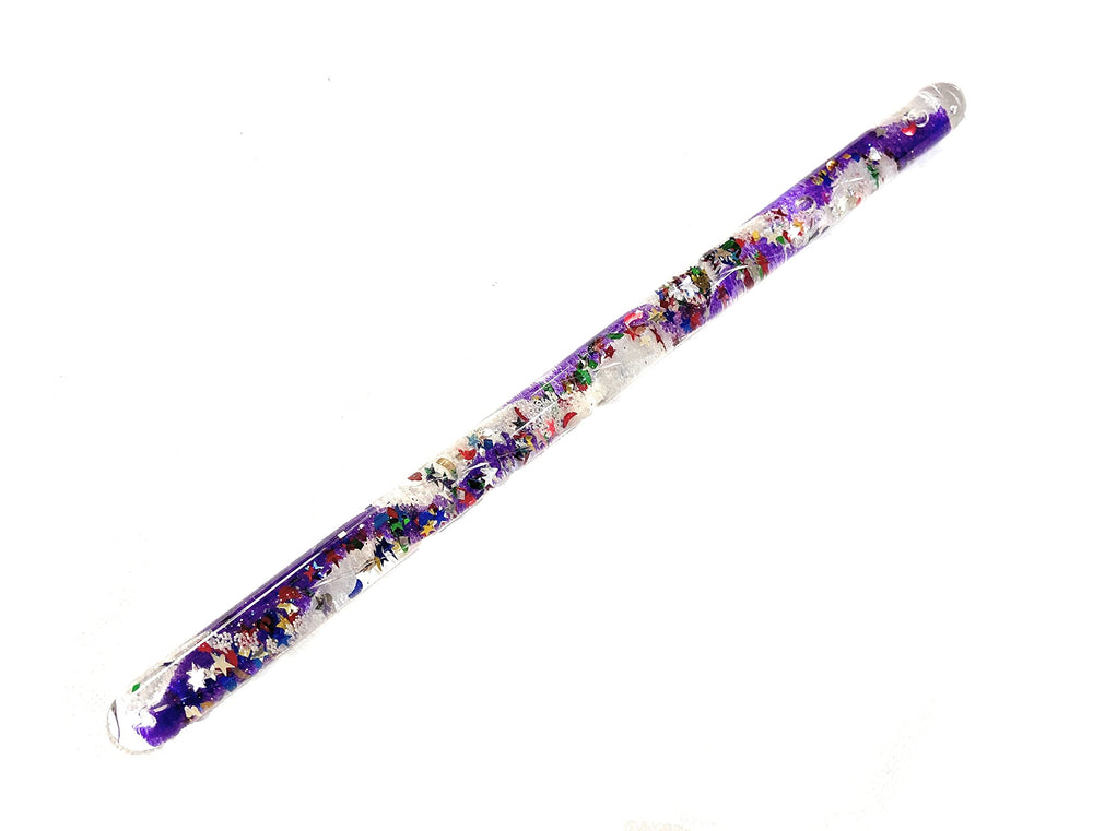 Star Magic Spiral Glitter Wand durable plastic for safe play and handling.