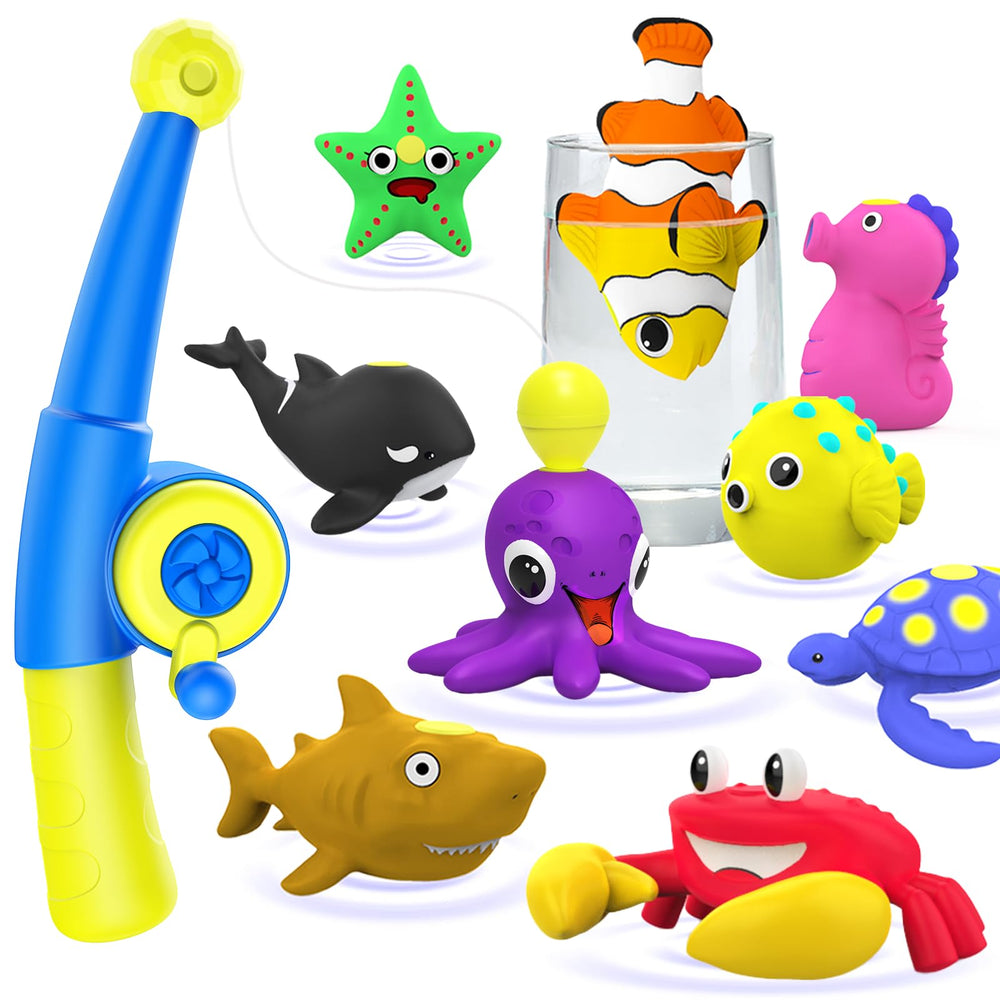 Staroud color-changing sea creatures bath toys captivate kids during bath time