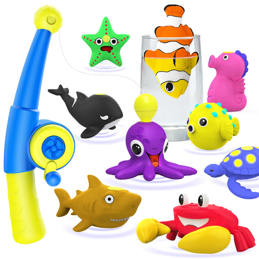 Staroud color-changing sea creatures bath toys captivate kids during bath time