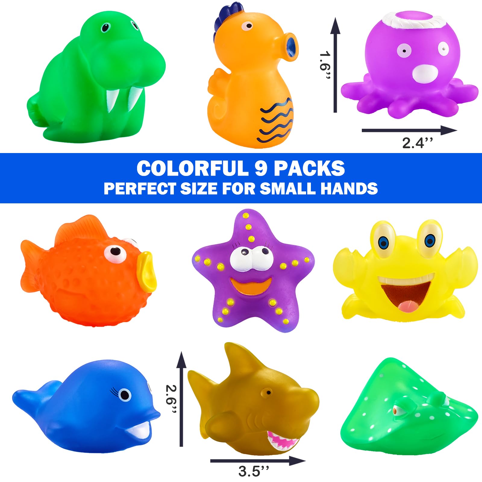 Staroud color-changing sea creature dolphin toy adds soft sensory bath play.